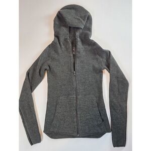 Triple Aught Design Praetorian Hoodie Womens XS Gray Merino Wool Full Zip